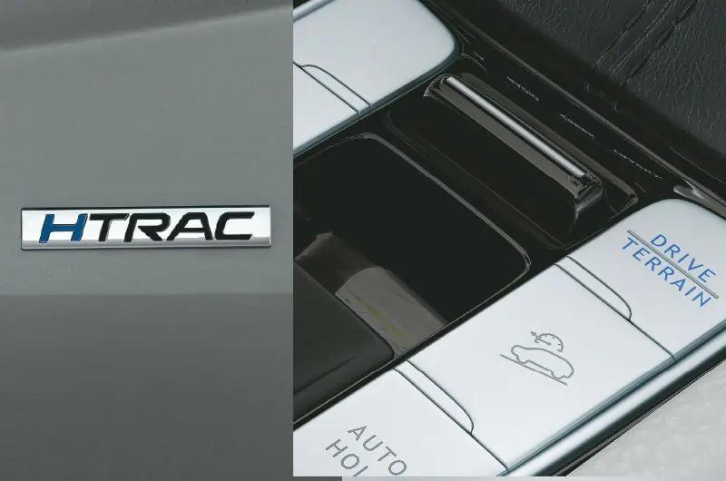 HTRAC all wheel drive (AWD) with multi terrain modes